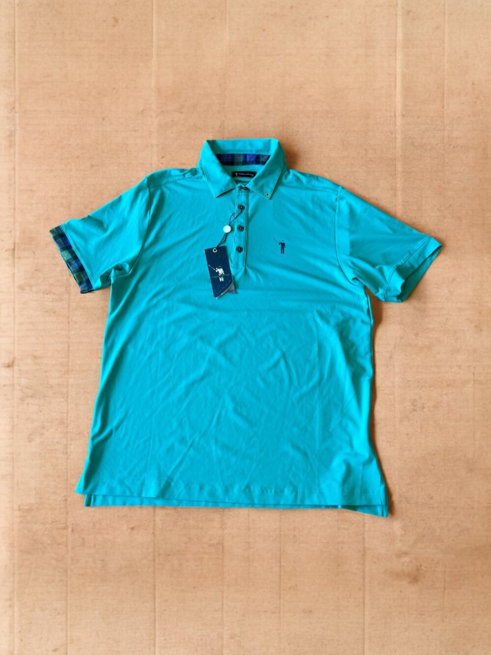 William Murray Heritage Men's Polo Wrinkle Resistant Moisture Wicking Med